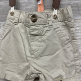 Suspender Shorts 6-9M