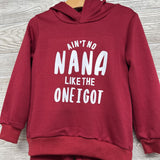 Hoodie Ain't No Nana Like The One I Got & French Terry Joggers 3-4