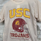 NEW 2 Pc Pj Shirt USC Trojans & Plaid Pants 10-12
