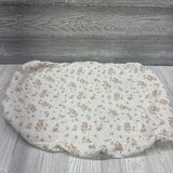 Quilted Muslin Changing Pad Sheet Flowers