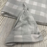Swaddle & Hat Buffalo Plaid