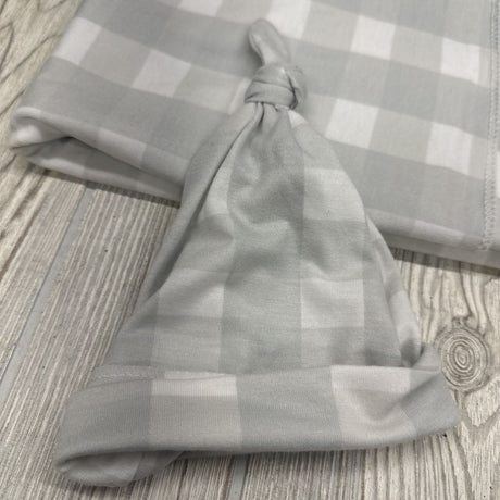 Swaddle & Hat Buffalo Plaid