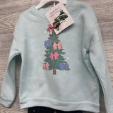 NEW Crewneck Tree Bows & Ribbed Flare Pants Stars 6