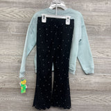 NEW Crewneck Tree Bows & Ribbed Flare Pants Stars 6