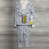 NEW 2 Pc LS Color Me PJs Elves 5-6
