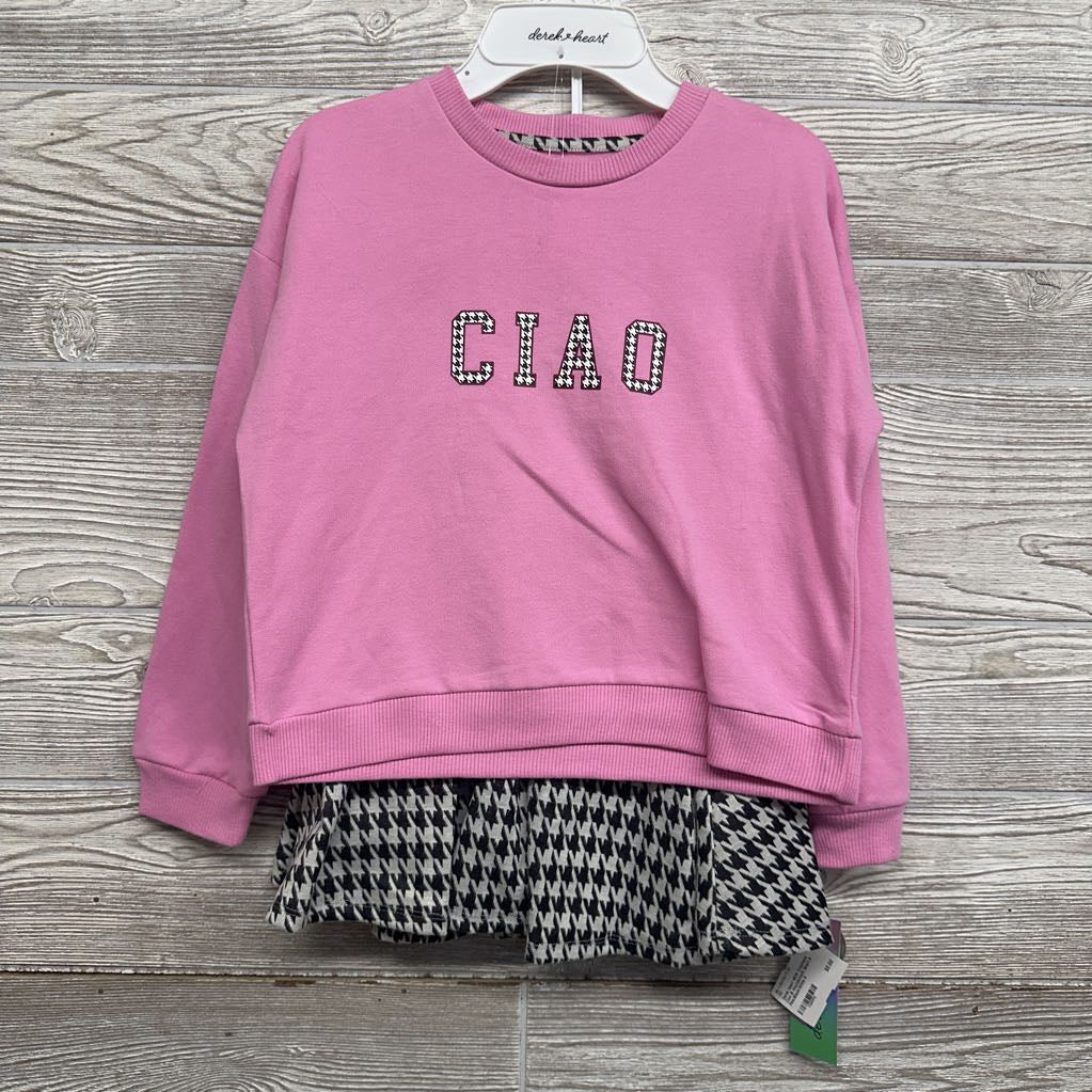 NEW Crewneck Ciao & Houndstooth Skort 6
