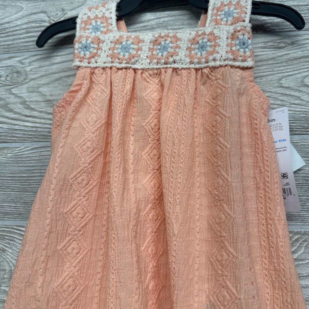 NEW Tank Romper Macrame 3-6M