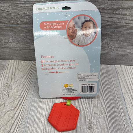 NEW Crinkle Attachment Book Santa Clause