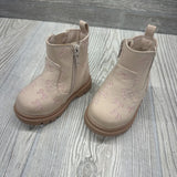 Side Zip Ankle Boots Bows 3c