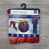 NEW 2 Pc LS Warm Underwear Spider-Man 8-10