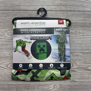 NEW 2 Pc LS Warm Underwear Minecraft 4-5