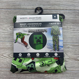 NEW 2 Pc LS Warm Underwear Minecraft 8-10