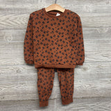 Crewneck & French Terry Joggers Animal Print 4T