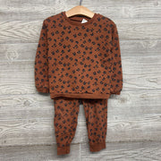 Crewneck & French Terry Joggers Animal Print 4T