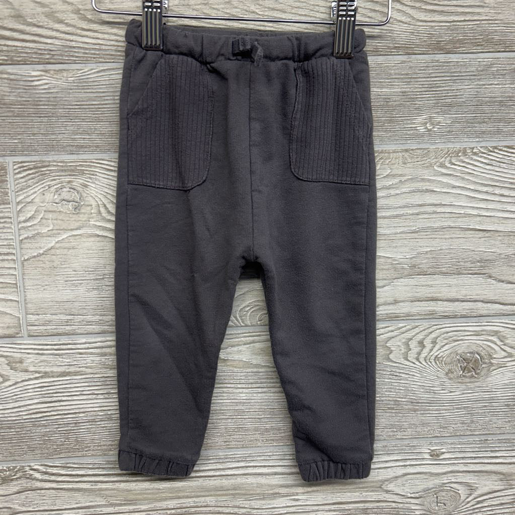 French Terry Joggers Ribbed Pockets 6-9M
