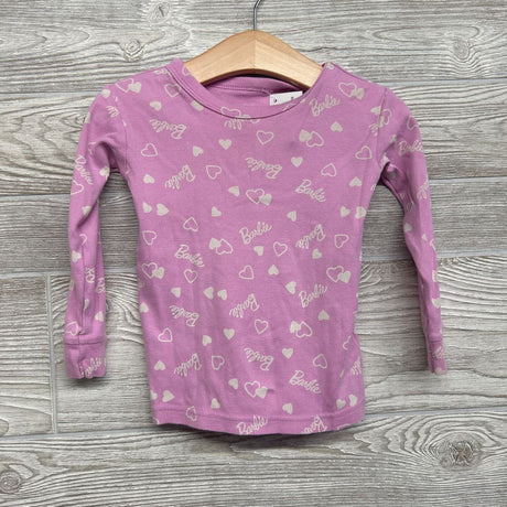 2 Pc LS PJs Hearts Barbie 2
