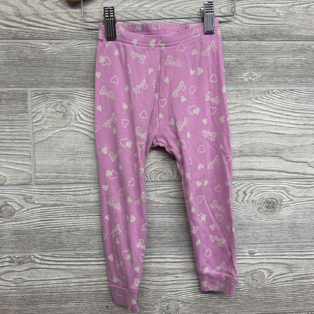 2 Pc LS PJs Hearts Barbie 2
