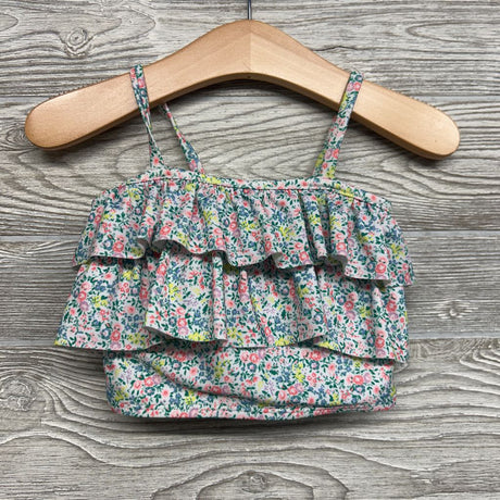 2 Pc Ruffle Swimsuit Flowers 18-24M