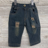 LS Shirt W/ Hood The Girls Just Love Me & Pull On Jeans 9-12M