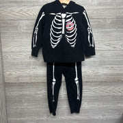 Hoodie & Jogger Sweatpants Skeleton 4T