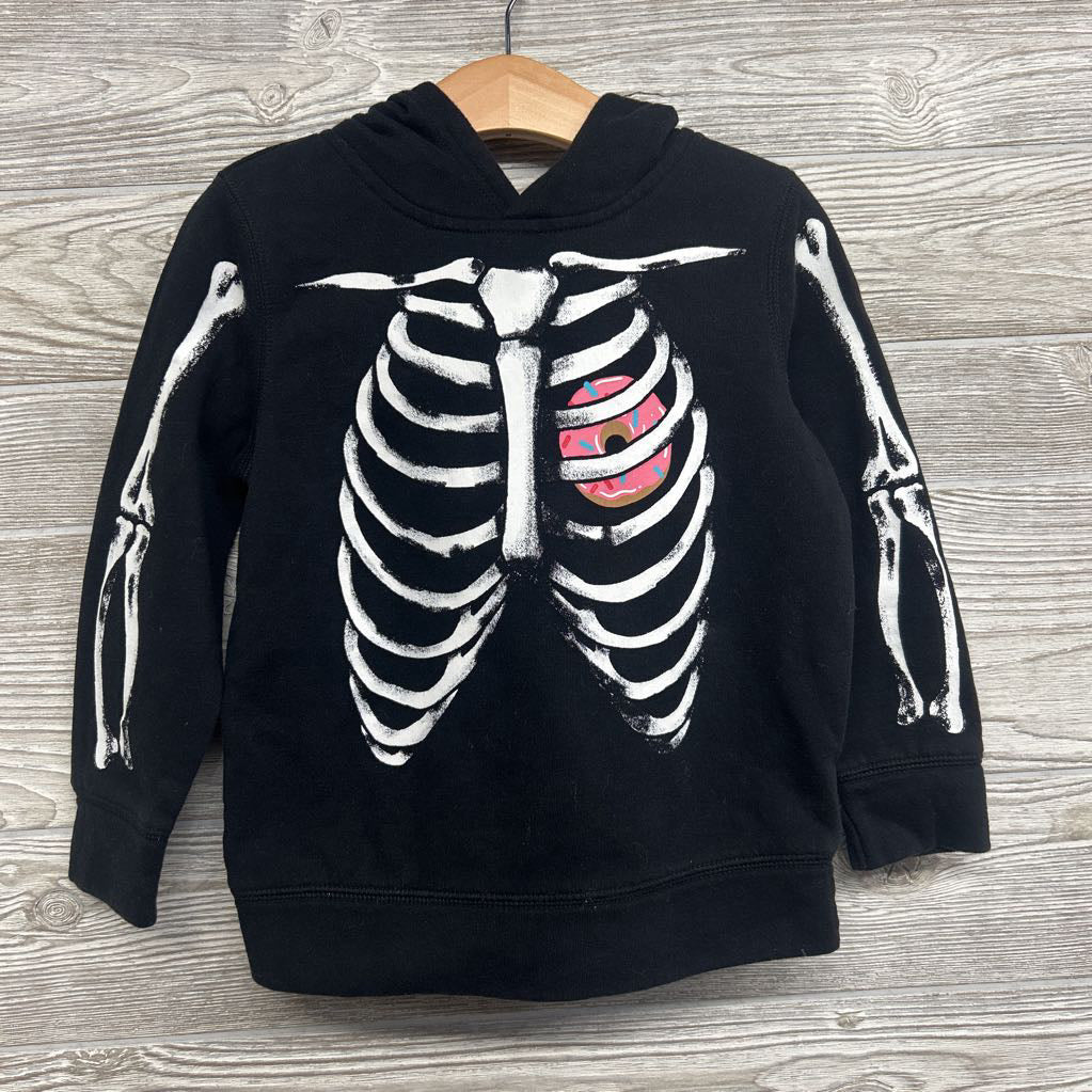 Hoodie & Jogger Sweatpants Skeleton 4T