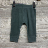 2 Pc LS Waffle Knit Henley Outfit 6M