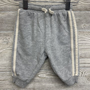 French Terry Drawstring Joggers Side Stripes 6M