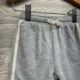 French Terry Drawstring Joggers Side Stripes 6M
