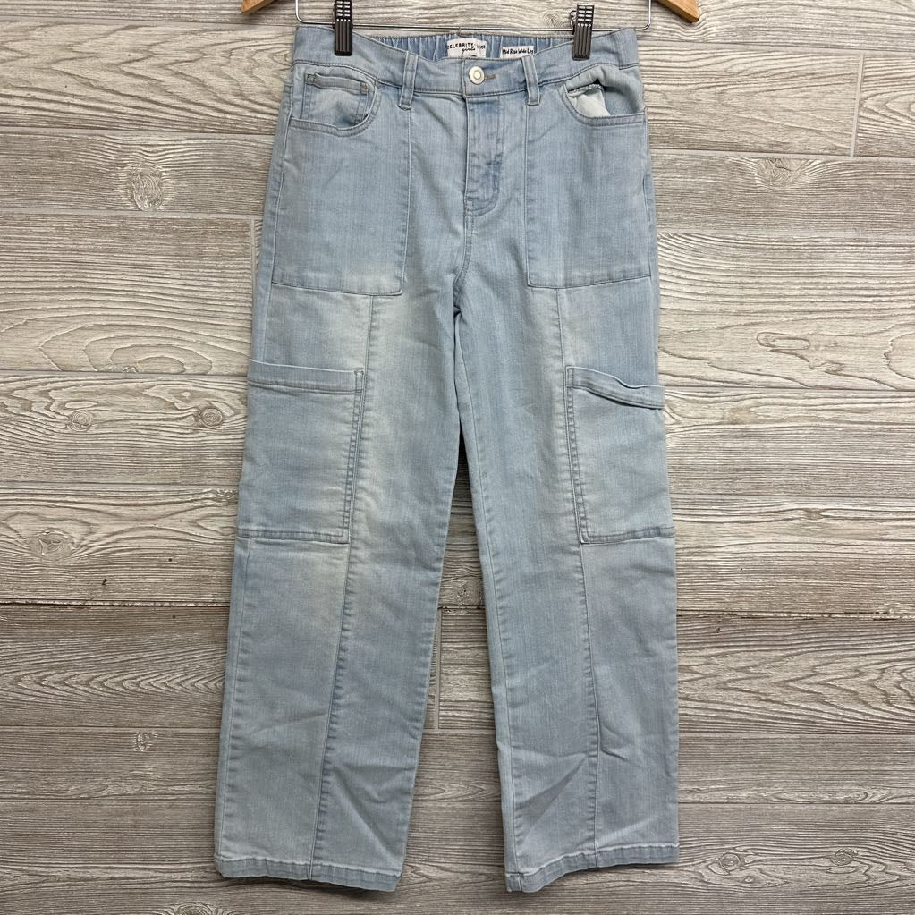 Mid Rise Wide Leg Jeans 14