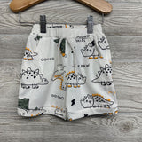 Ribbed Tank Top & Shorts Dinosaurs 12-18M