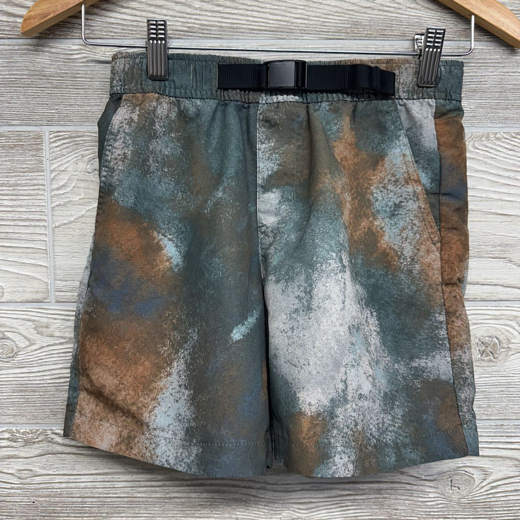 Woven Belted Shorts Printed 8