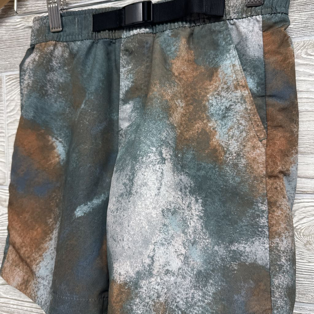 Woven Belted Shorts Printed 8