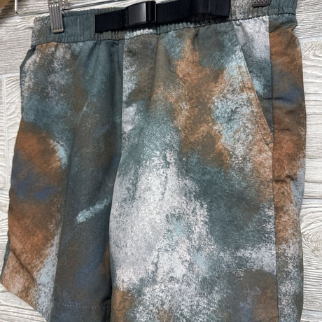 Woven Belted Shorts Printed 8