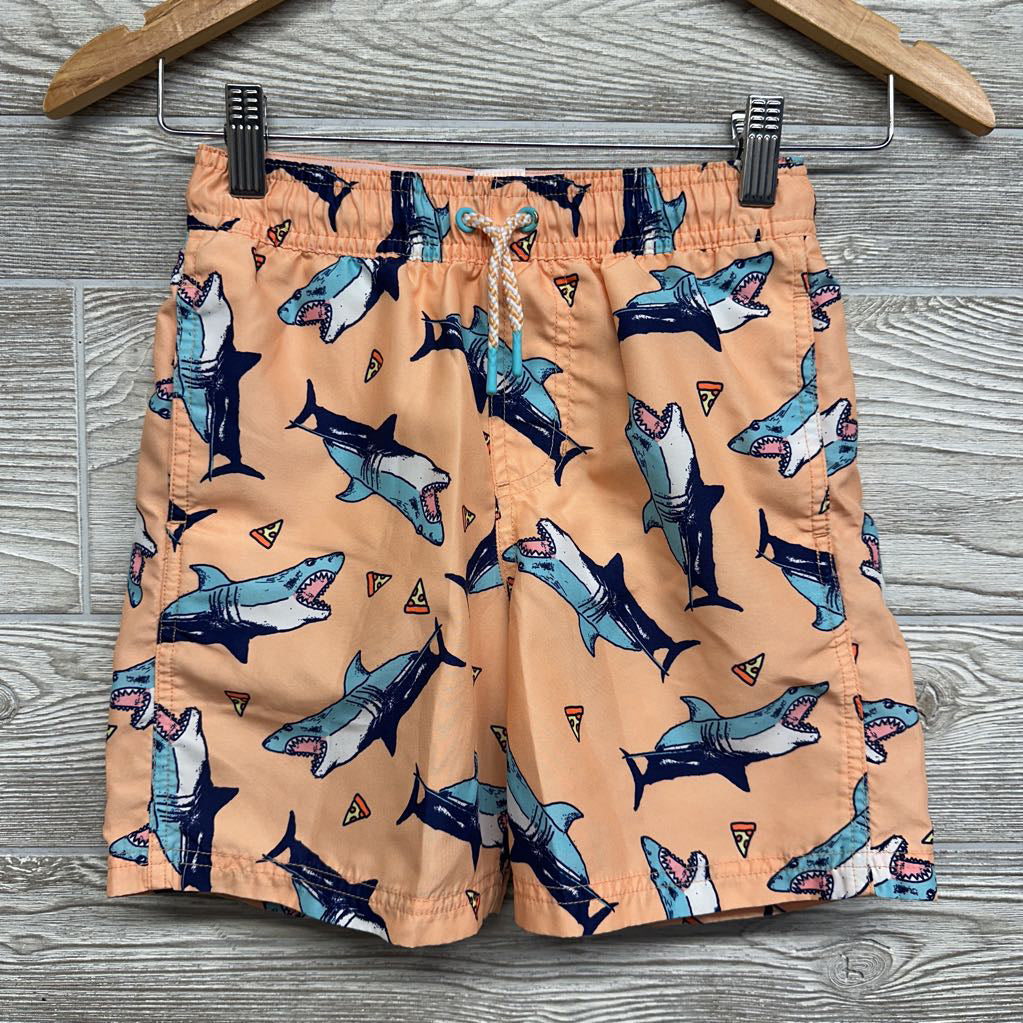 Drawstring Swim Trunks Sharks 8