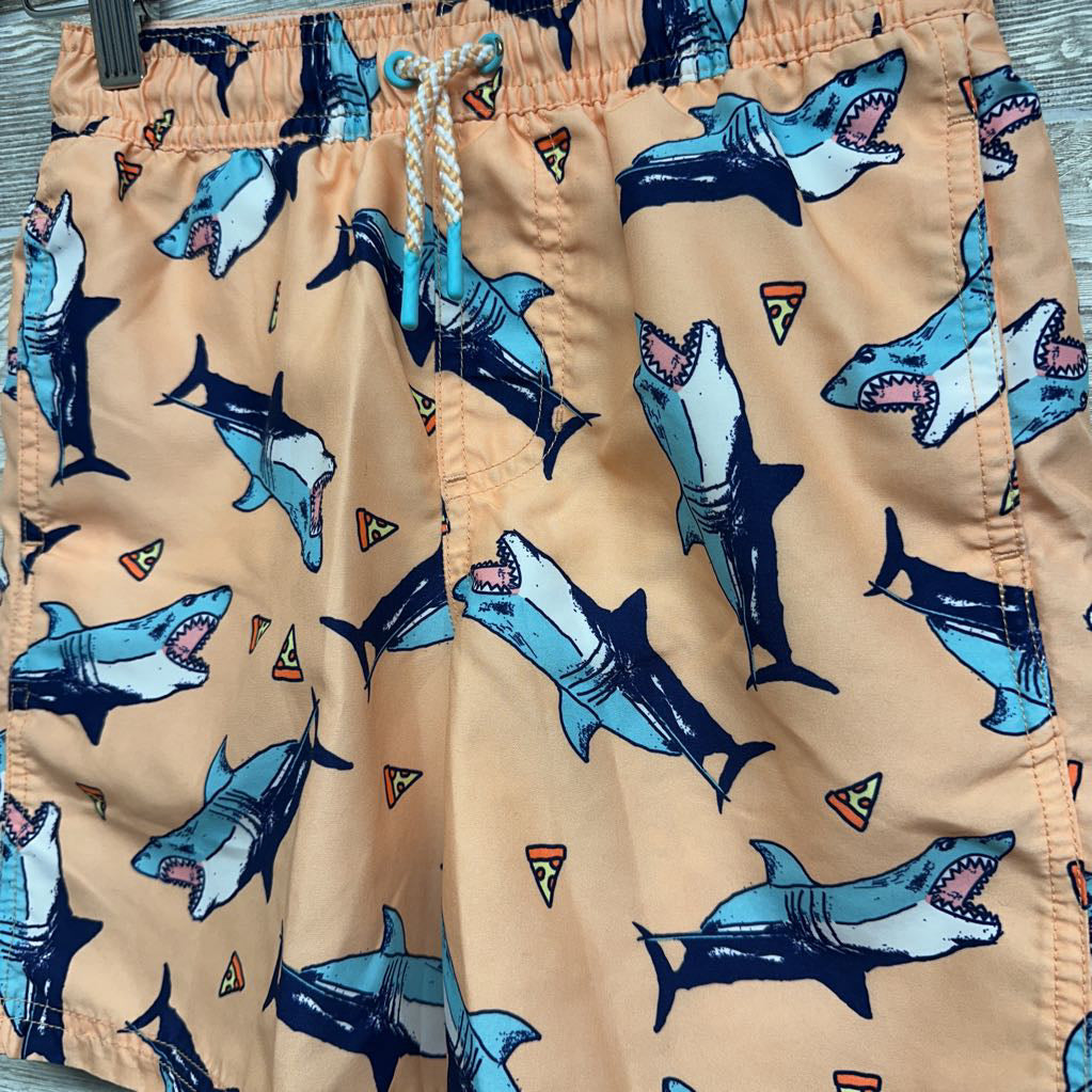 Drawstring Swim Trunks Sharks 8