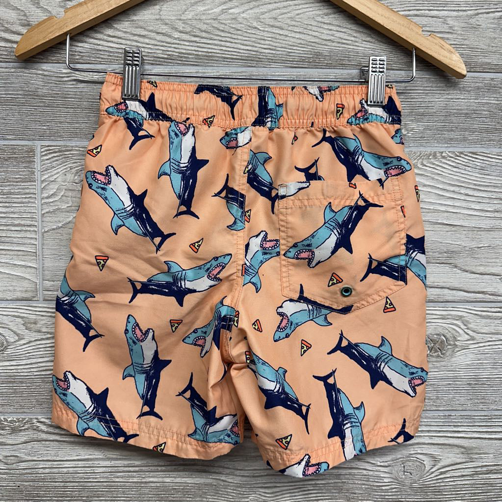 Drawstring Swim Trunks Sharks 8