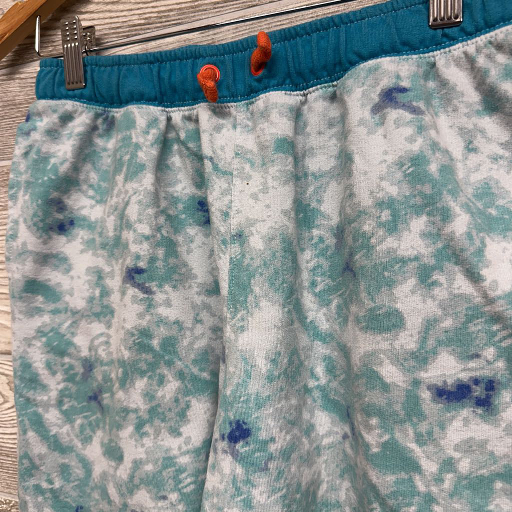 French Terry Drawstring Shorts Tie Dye 10-12