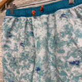 French Terry Drawstring Shorts Tie Dye 10-12