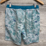 French Terry Drawstring Shorts Tie Dye 10-12