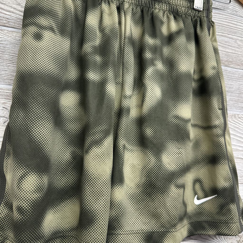 Active Dri-Fit Shorts Printed Side Stripes 10-12