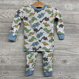 2 Pc LS PJs Dinosaurs 18M