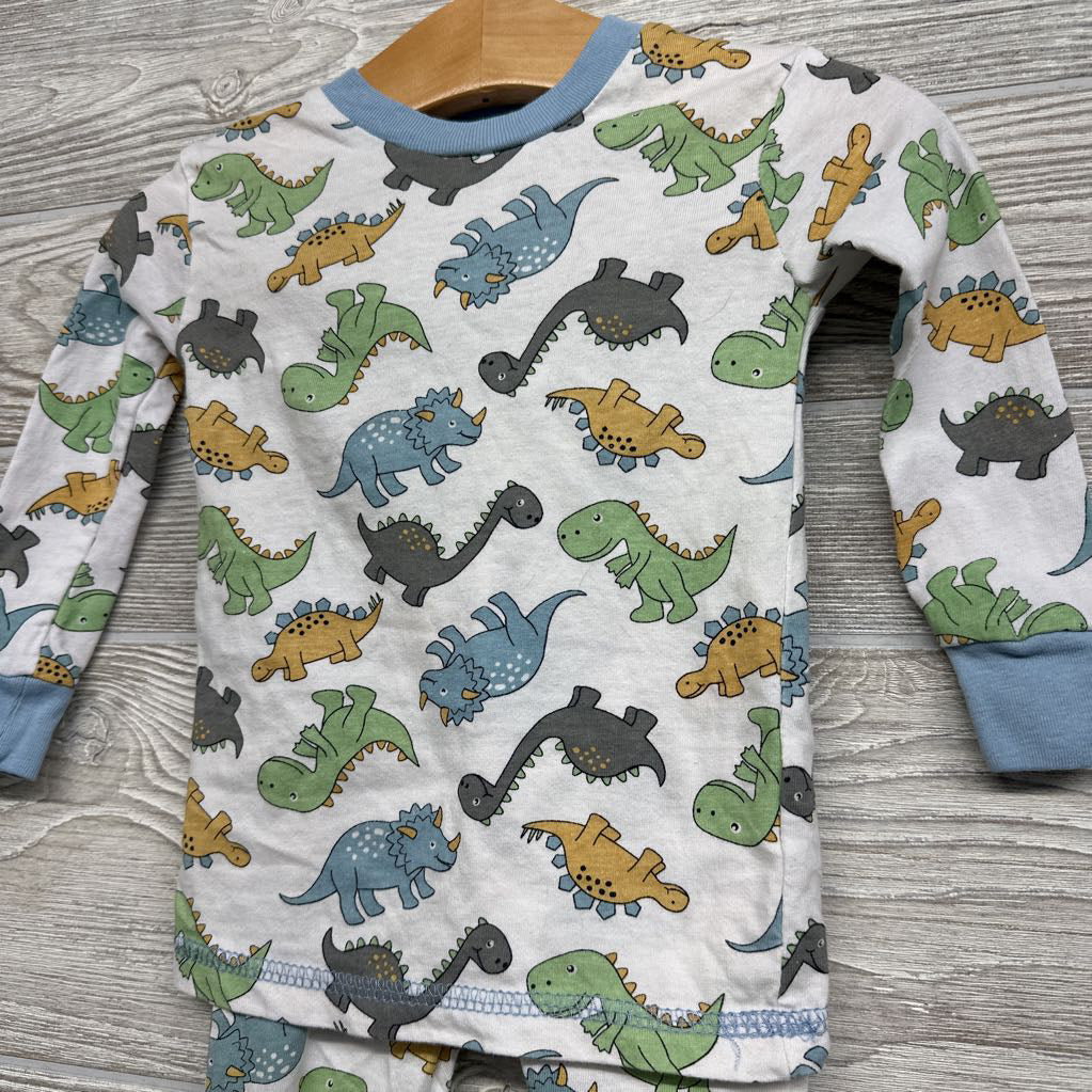 2 Pc LS PJs Dinosaurs 18M