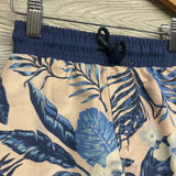 Swim Trunks Leaves Flowers 2T