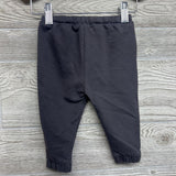 French Terry Drawstring Pants Ribbed Pockets 3-6M