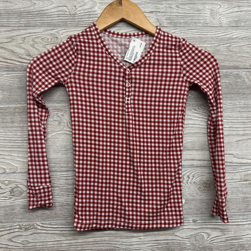2 Pc LS Bamboo PJs Gingham 8-9