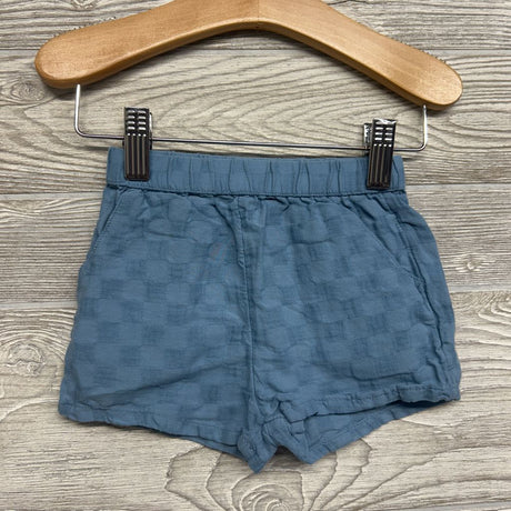 Gauze Henley Shirt & Harem Shorts Checker 6-9M