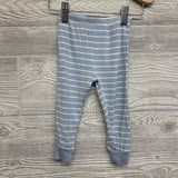 2 Pc LS Bamboo PJs Stripes 12M