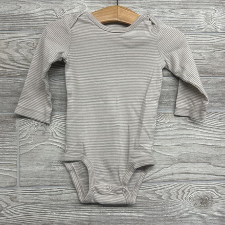 LS Bodysuit Stripes, Bodysuit Elephants & Pants Stripes 12M