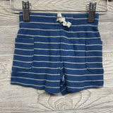 Waffle Knit Henley Shirt & Shorts Stripes 12M