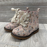 Combat Boots Flowers 7c
